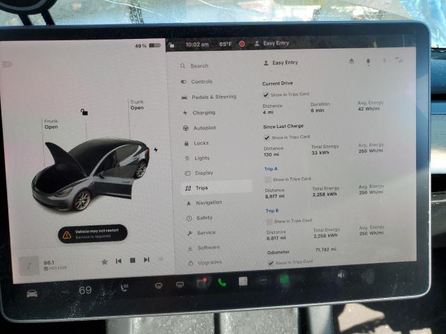 Photo 9 from auction – 2018 TESLA MODEL 3 with VIN 5YJ3E1EA3JF102126