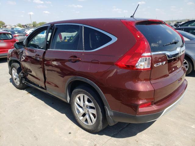 Photo 2 from auction – 2015 HONDA CR-V EX with VIN 3CZRM3H53FG709405