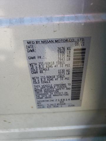 Photo 14 from auction – 2022 NISSAN PATHFINDER with VIN 5N1DR3BC2NC214814