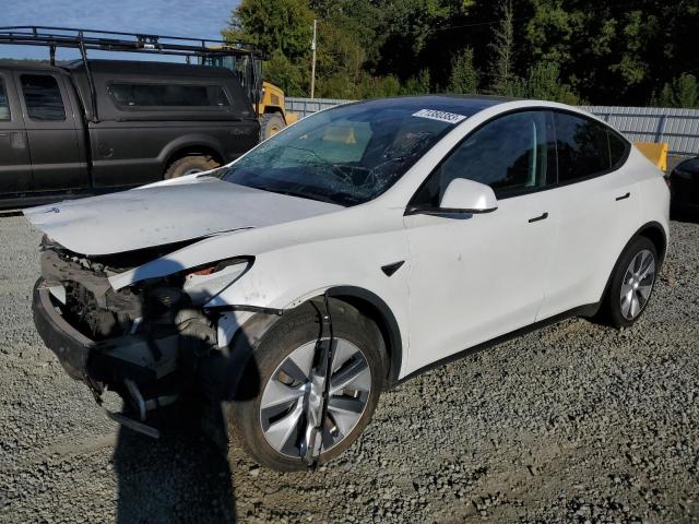 TESLA MODEL Y 2020 with VIN 5YJYGDEE7LF048093 - Photo from auction