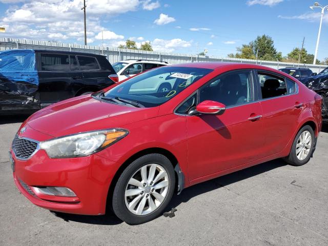 KIA FORTE EX 2014 مع رقم تعريف المركبة KNAFX4A89E5057046 - صورة من المزاد