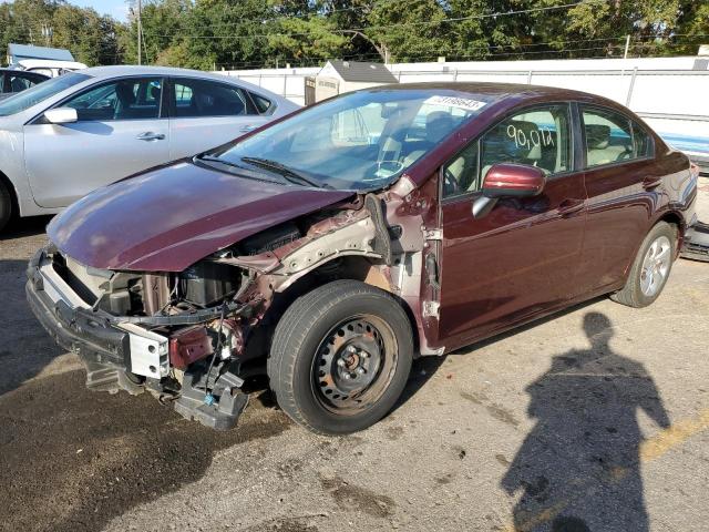 HONDA CIVIC LX 2014 with VIN 19XFB2F5XEE008933 - Photo from auction