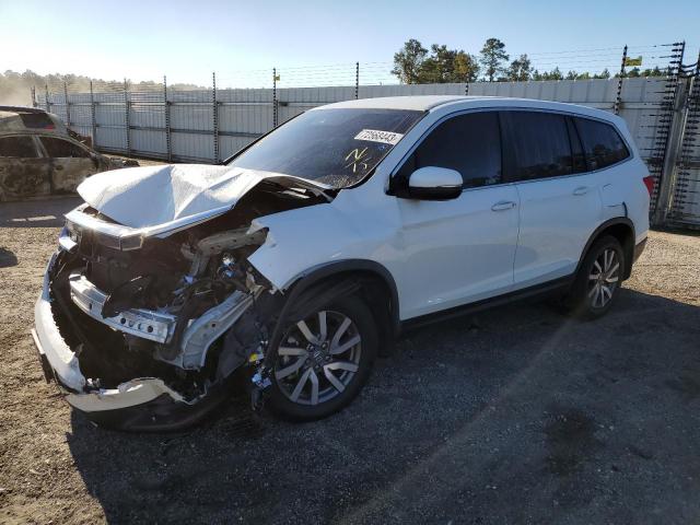 HONDA PILOT EX 2019 with VIN 5FNYF5H36KB017645 - Photo from auction