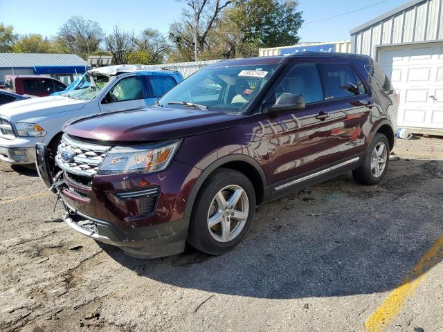 FORD EXPLORER X 2018 with VIN 1FM5K7D8XJGB30770 - Photo from auction