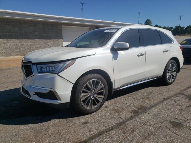ACURA MDX TECHNO 2017 with VIN 5FRYD3H53HB010381 - Photo from auction