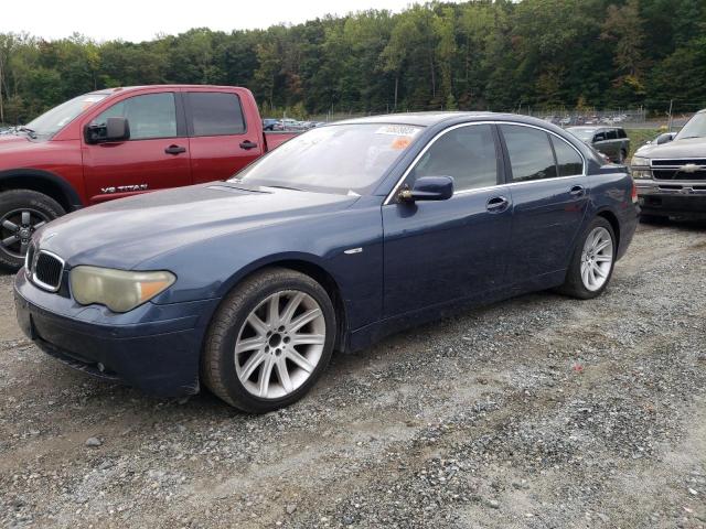 BMW 745 I 2003 with VIN WBAGL634X3DP66352 - Photo from auction