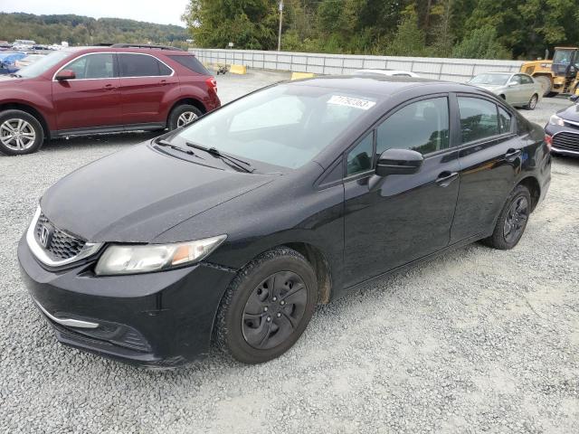 HONDA CIVIC LX 2014 with VIN 19XFB2F50EE067912 - Photo from auction