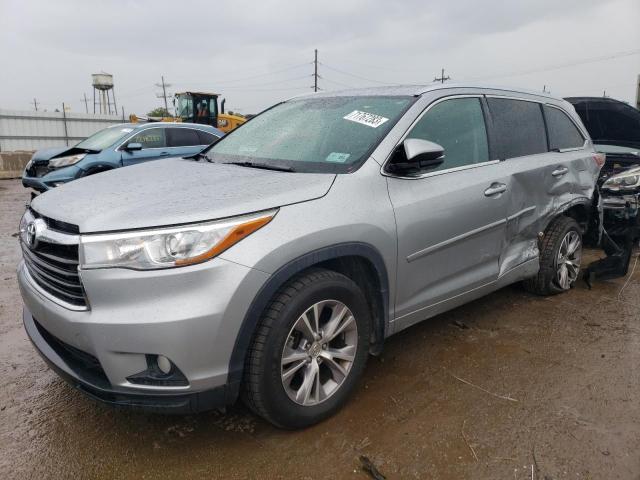 TOYOTA HIGHLANDER 2015 with VIN 5TDJKRFHXFS163017 - Photo from auction