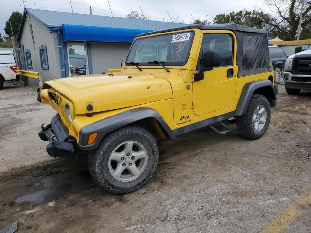 JEEP WRANGLER X 2004 with VIN 1J4FA39S54P794594 - Photo from auction