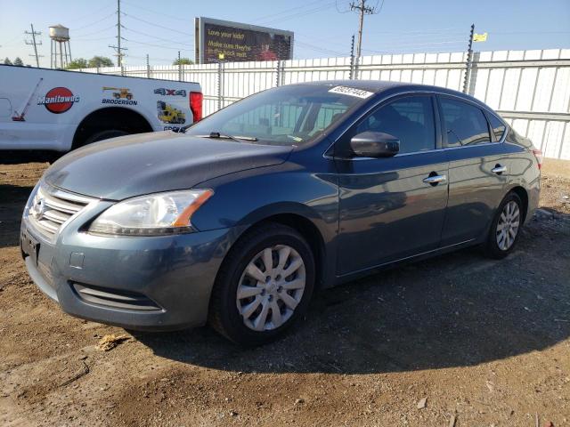 NISSAN SENTRA S 2013 with VIN 3N1AB7AP7DL680204 - Photo from auction