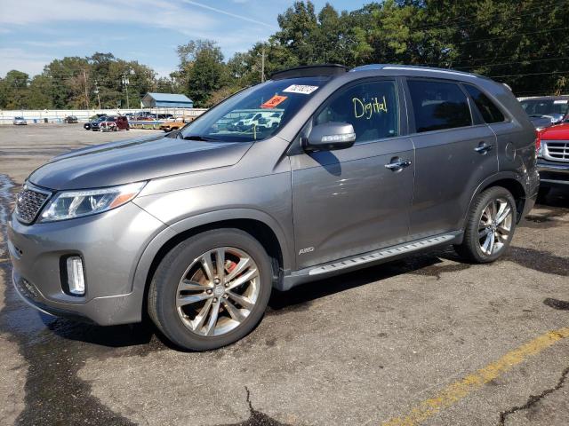 KIA SORENTO SX 2014 with VIN 5XYKWDA73EG486718 - Photo from auction