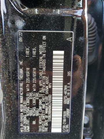 Photo 14 from auction – 2022 TOYOTA HIGHLANDER with VIN 5TDBZRBH6NS249980