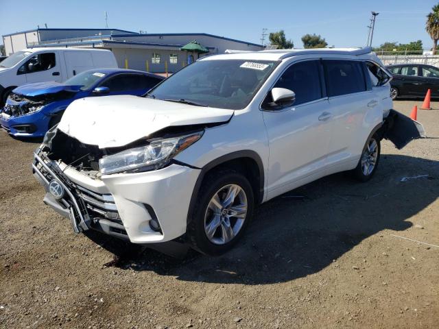 TOYOTA HIGHLANDER 2017 with VIN 5TDYZRFH3HS197183 - Photo from auction