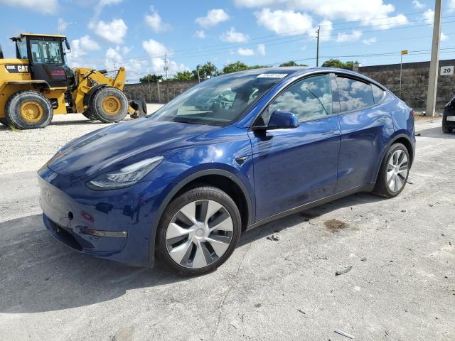 TESLA MODEL Y 2021 مع رقم تعريف المركبة 5YJYGDEE0MF299443 - صورة من المزاد