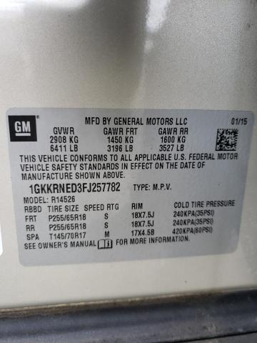 Photo 14 from auction – 2015 GMC ACADIA SLE with VIN 1GKKRNED3FJ257782