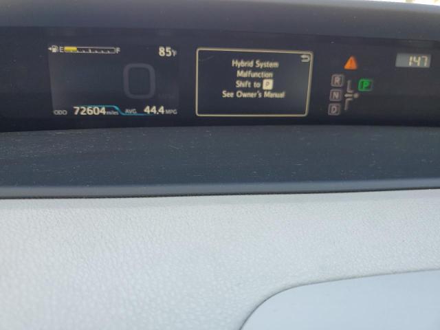 Photo 9 from auction – 2016 TOYOTA PRIUS with VIN JTDKBRFU6G3503848