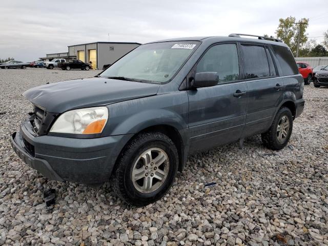 HONDA PILOT EXL 2005 with VIN 5FNYF18615B020802 - Photo from auction