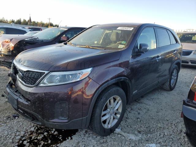 KIA SORENTO LX 2015 with VIN 5XYKTCA62FG615799 - Photo from auction
