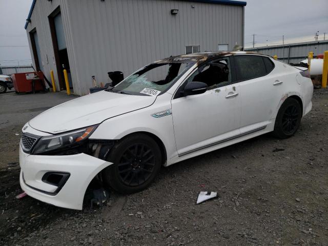 KIA OPTIMA HYB 2015 with VIN KNAGM4AD2F5077893 - Photo from auction