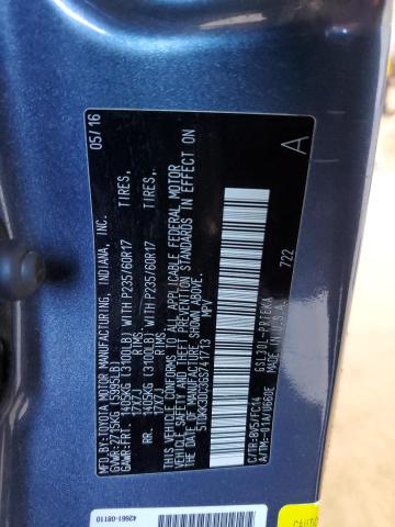 Photo 14 from auction – 2016 TOYOTA SIENNA LE with VIN 5TDKK3DC3GS741713