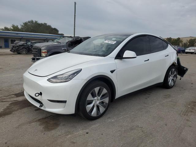 TESLA MODEL Y 2021 with VIN 5YJYGDEE5MF079828 - Photo from auction