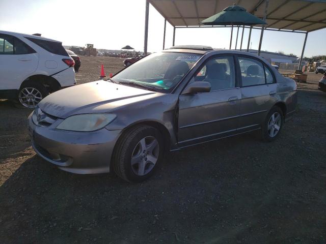 HONDA CIVIC EX 2004 with VIN 2HGES26794H549487 - Photo from auction