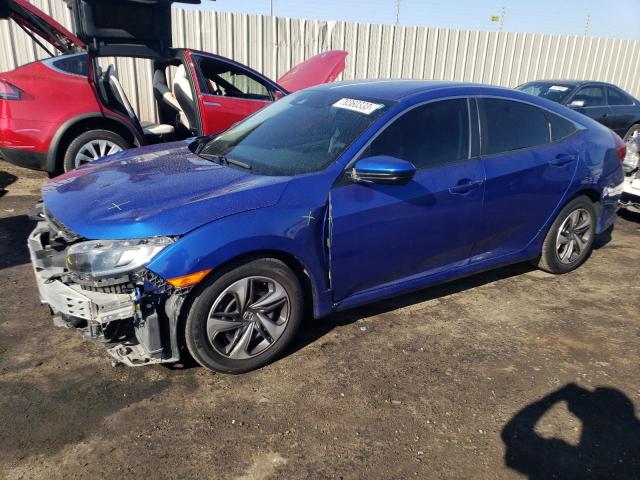HONDA CIVIC LX 2019 with VIN 19XFC2F69KE211412 - Photo from auction