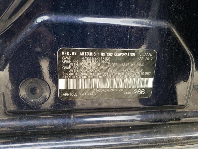 Photo 14 from auction – 2017 MITSUBISHI OUTLANDER with VIN JA4AD3A3XHZ051980