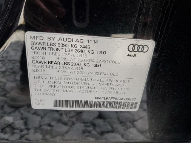 Photo 14 from auction – 2015 AUDI Q5 PREMIUM with VIN WA1LFAFP5FA069897