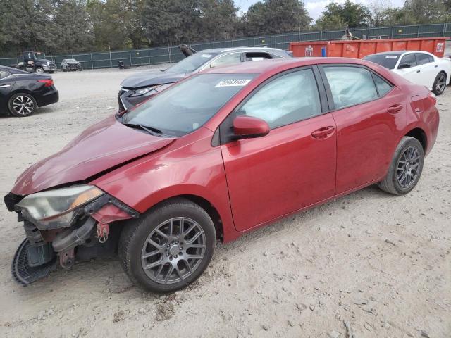 TOYOTA COROLLA L 2014 with VIN 5YFBURHE7EP033513 - Photo from auction