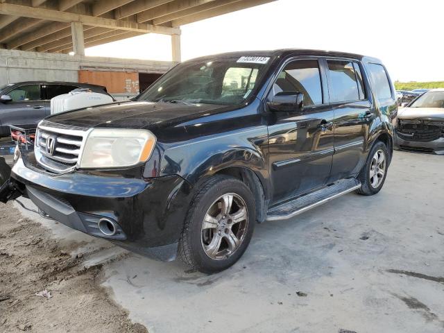HONDA PILOT EXL 2013 with VIN 5FNYF3H51DB017206 - Photo from auction