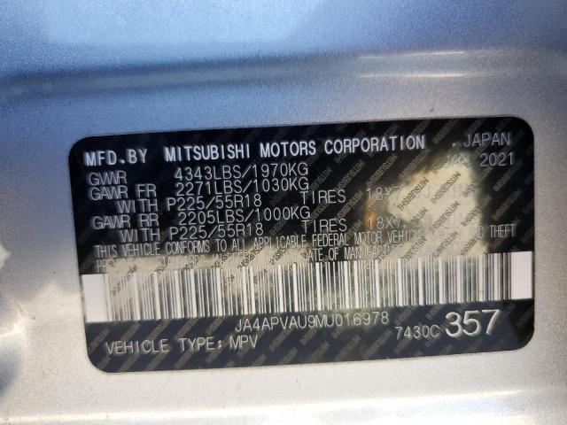 Photo 14 from auction – 2021 MITSUBISHI OUTLANDER with VIN JA4APVAU9MU016978