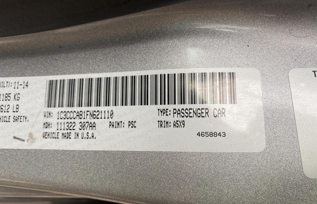 Photo 10 from auction – 2015 CHRYSLER 200 LIMITE with VIN 1C3CCCAB1FN621110