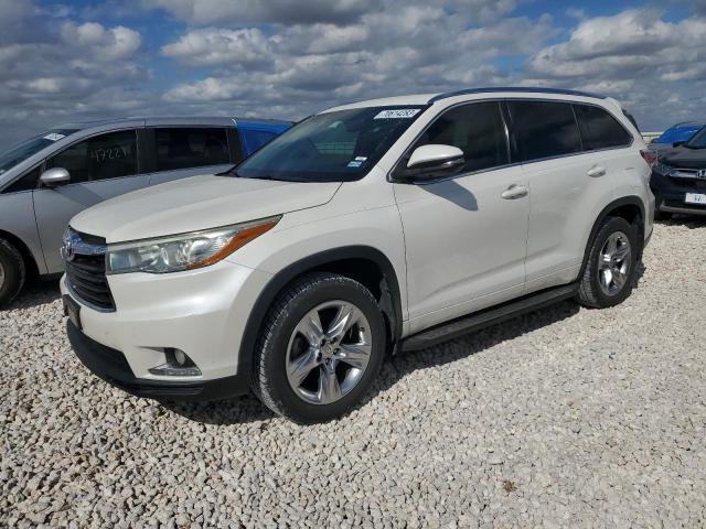 TOYOTA HIGHLANDER 2015 with VIN 5TDYKRFH5FS081744 - Photo from auction