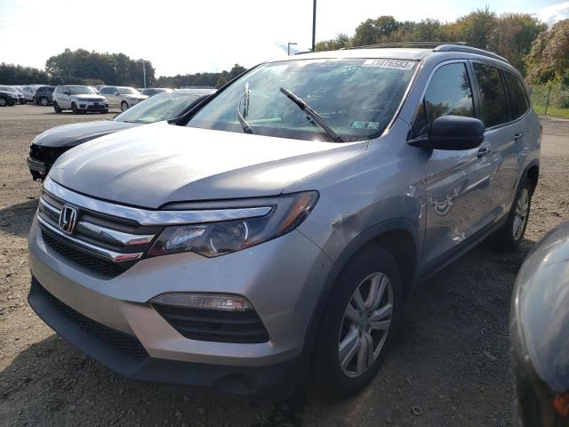 HONDA PILOT LX 2018 with VIN 5FNYF6H1XJB063675 - Photo from auction