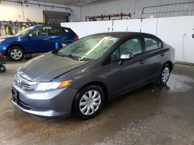 HONDA CIVIC LX 2012 with VIN 2HGFB2F58CH584393 - Photo from auction