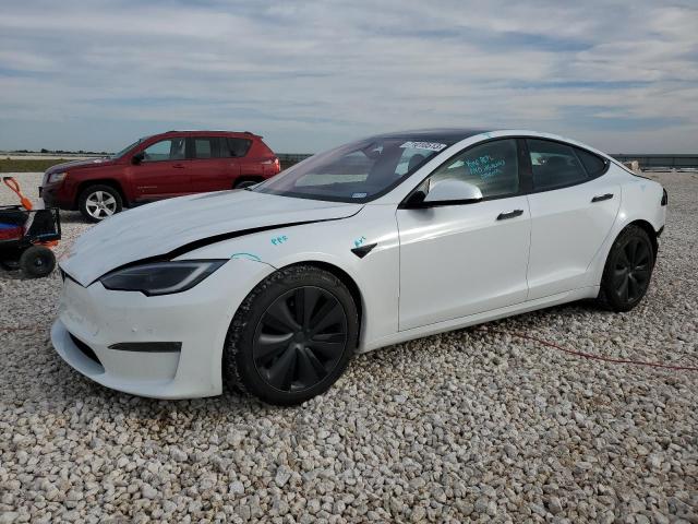 TESLA MODEL S 2022 with VIN 5YJSA1E52NF476517 - Photo from auction