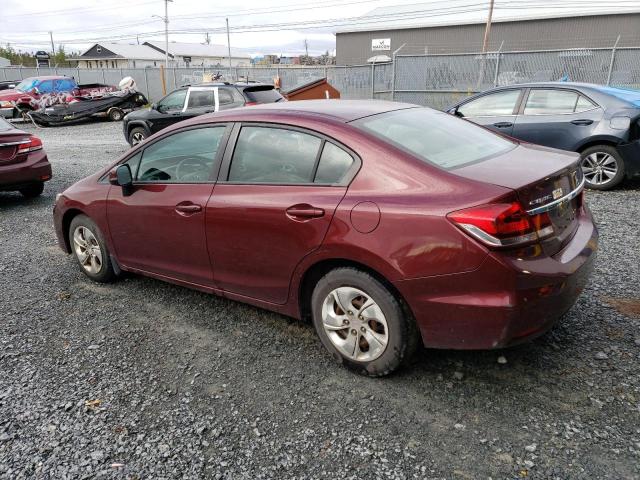 Photo 2 from auction – 2013 HONDA CIVIC LX with VIN 2HGFB2F43DH018084