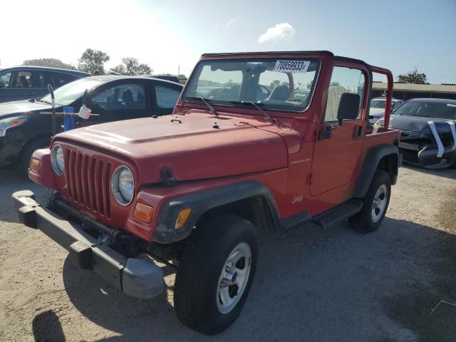 JEEP WRANGLER / 2000 with VIN 1J4FA29PXYP762526 - Photo from auction