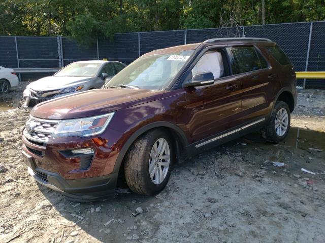 FORD EXPLORER X 2018 with VIN 1FM5K7D85JGB04755 - Photo from auction