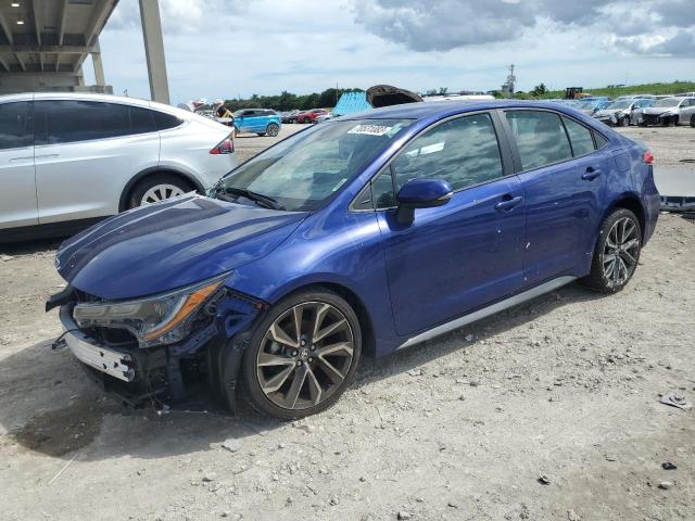 TOYOTA COROLLA SE 2022 with VIN 5YFS4MCE4NP116603 - Photo from auction