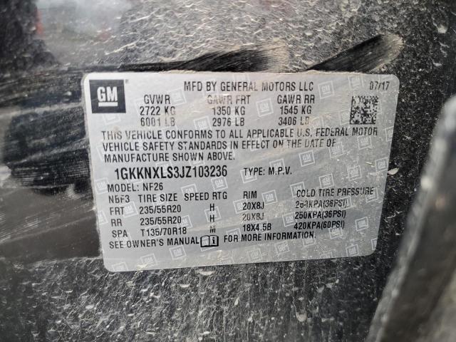 Photo 14 from auction – 2018 GMC ACADIA DEN with VIN 1GKKNXLS3JZ103236