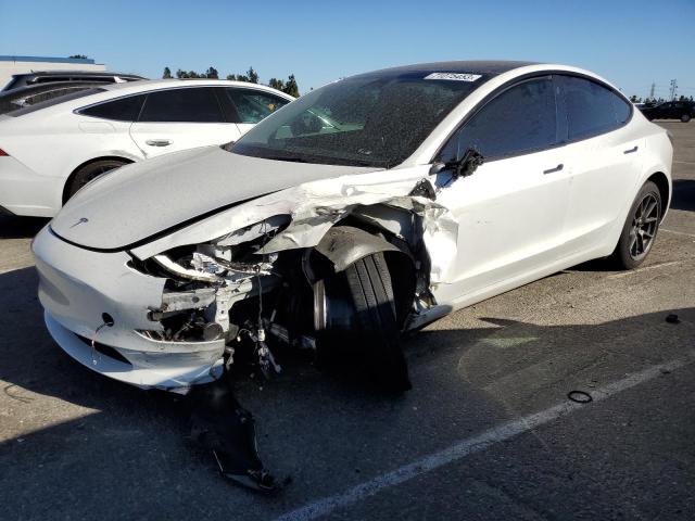 TESLA MODEL 3 2022 with VIN 5YJ3E1EB4NF296468 - Photo from auction
