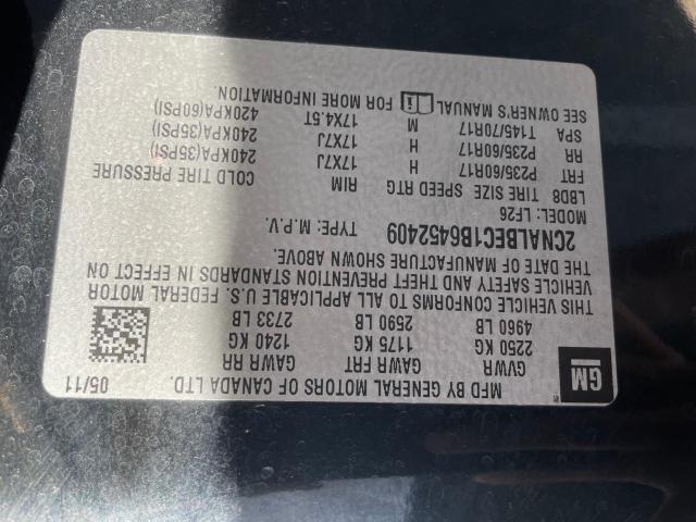 Photo 10 from auction – 2011 CHEVROLET EQUINOX LS with VIN 2CNALBEC1B6452409