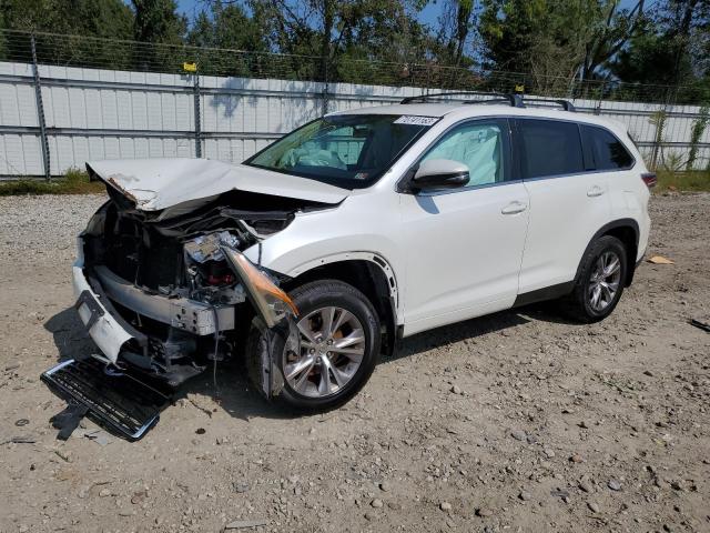 TOYOTA HIGHLANDER 2015 with VIN 5TDBKRFH1FS202095 - Photo from auction