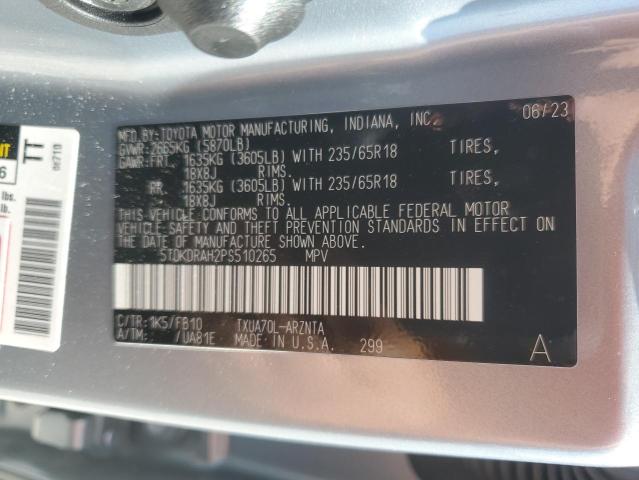 Photo 14 from auction – 2023 TOYOTA HIGHLANDER with VIN 5TDKDRAH2PS510265