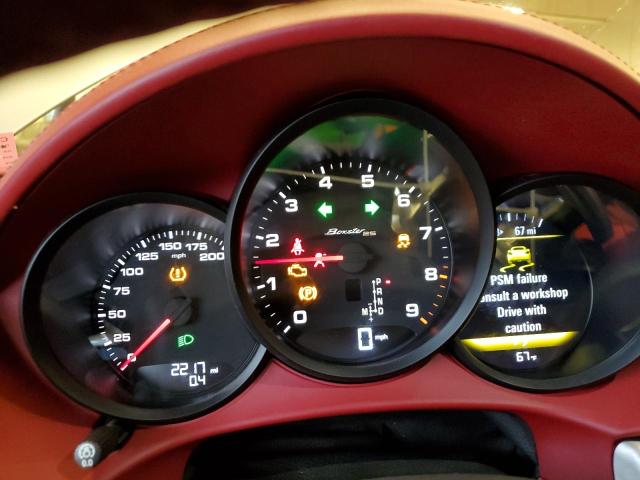 Photo 9 from auction – 2022 PORSCHE BOXSTER GT with VIN WP0CD2A88NS228275