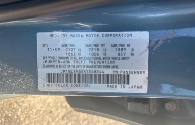 Photo 10 from auction – 2010 MAZDA 3 S with VIN JM1BL1H62A1248244
