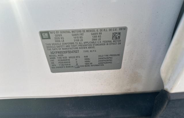 Photo 10 from auction – 2015 CADILLAC SRX LUXURY with VIN 3GYFNEE35FS547627