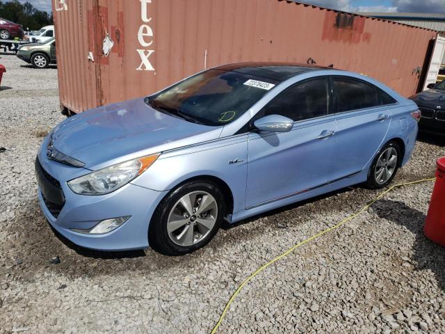 HYUNDAI SONATA HYB 2011 with VIN KMHEC4A40BA014687 - Photo from auction